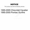 Top Quality Front Rear Suspension Struts Kit For 1995-2005 Chevrolet Cavalier Pontiac Sunfire K78-100861